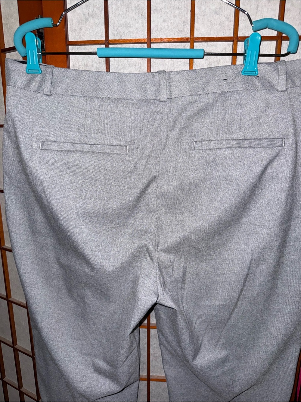 Banana Republic Ryan Curvy Fit Dress Pants (Light Gray) Size 14 - Picture 4 of 7